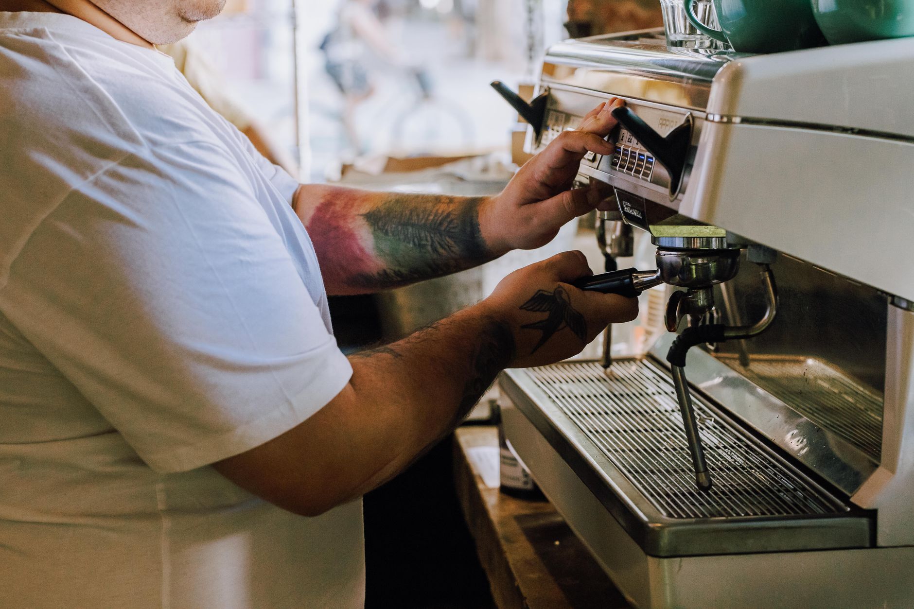 Barista preparing espresso, a skill central to the best coffee shops UK 2026